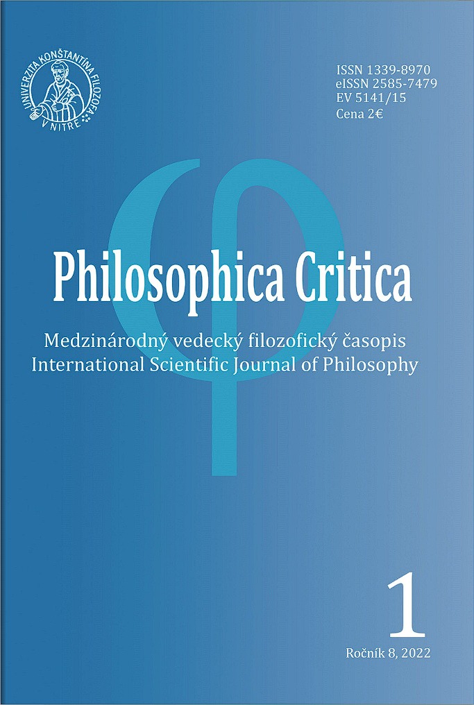 Philosophica Critica 2022 1